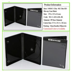 14MM 1-Bluray Case BLACK