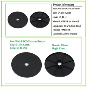 Cover and Bottom CD PS tray Black