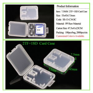 Custodia 2 TF + SD Card