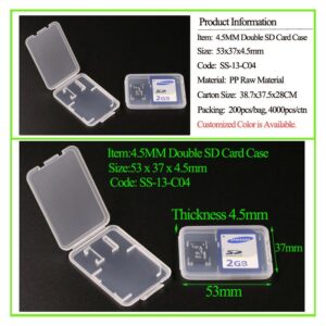 Custodia TF + SD Card 4,5 mm